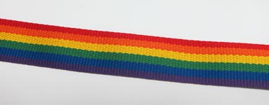 Gurtband 30mm Rainbow